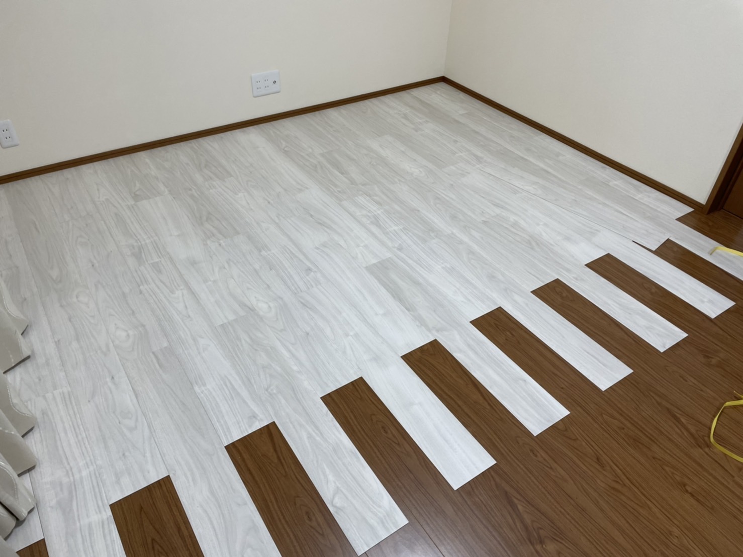 設置の様子　あと