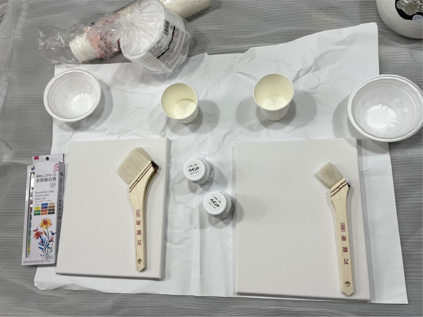 重曹アート　準備