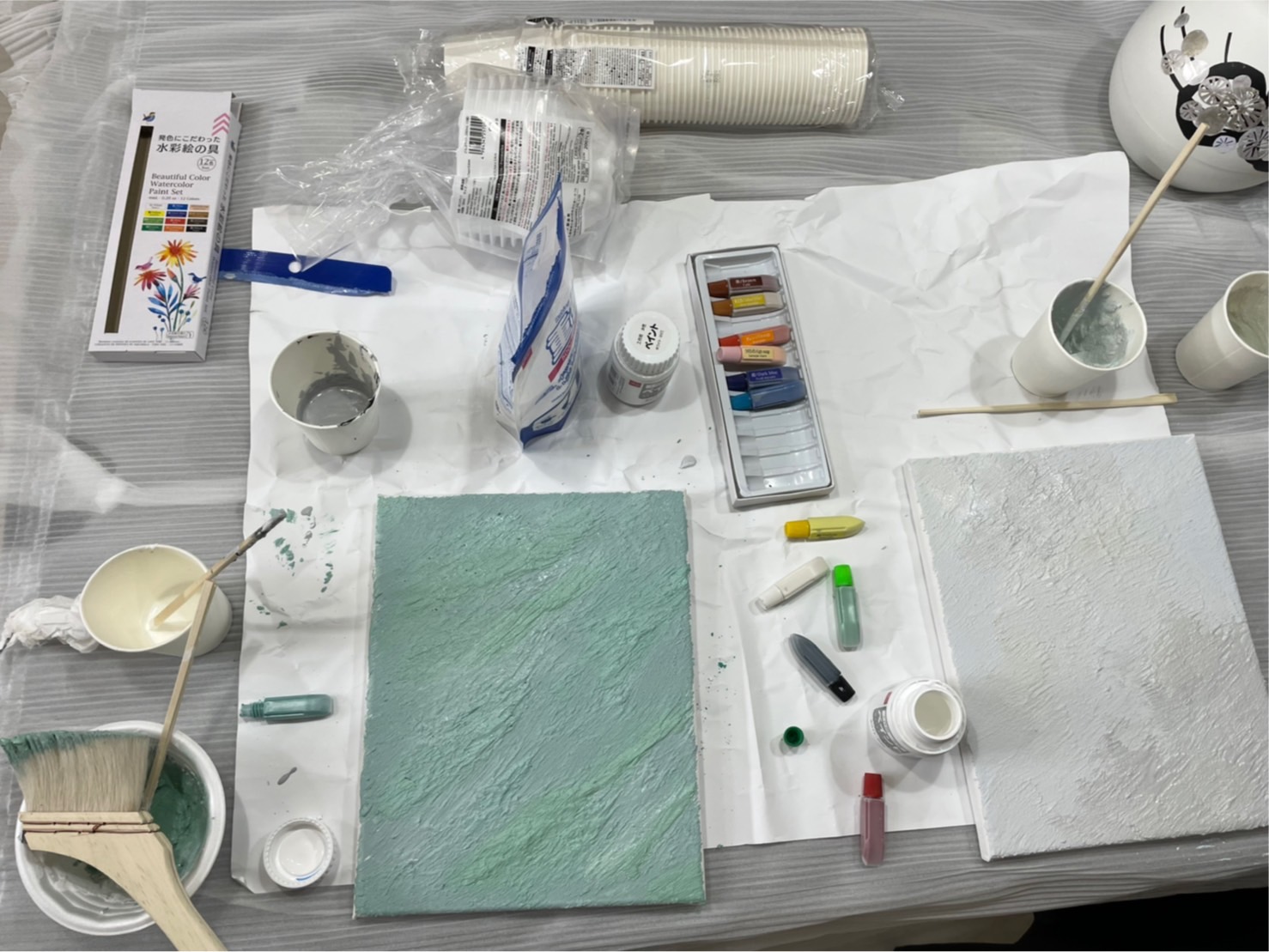 重曹アート　2段目